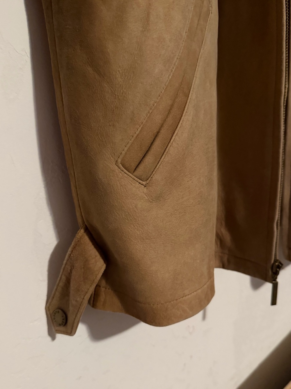 Joseph Barry Men’s XL Real NZ Lambskin Leather Jacket Tan Brown Zip Coat - Picture 5 of 10